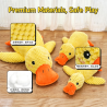 Yellow Duck Squeaky Dog Toy